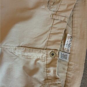 Younique Straight Leg Pants in Beige/Tan